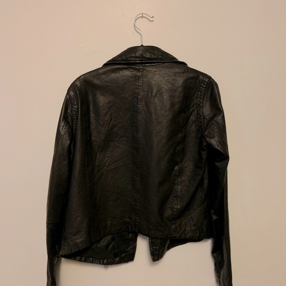 Madewell Washed Leather Motorcycle Jacket (Small) - Picture 4 of 6